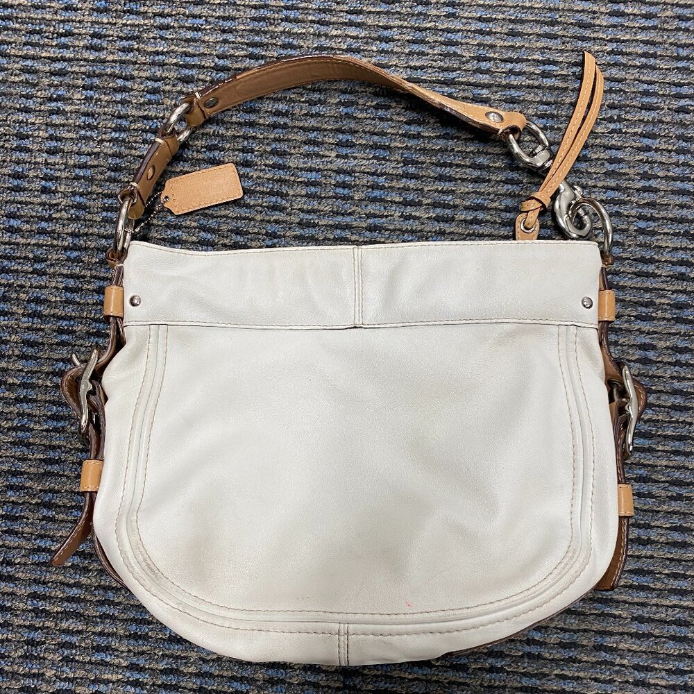 Vintage Coach Women's Zoe Leather Hobo Shoulder Bag - Picture 4 of 14